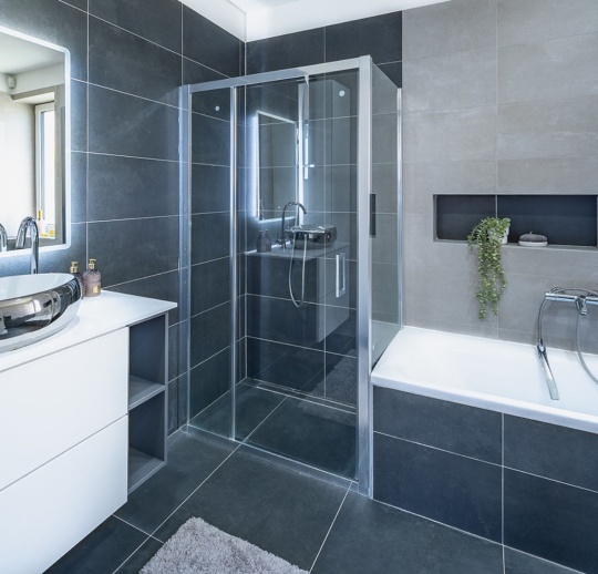 Ukázka focení homestagingu koupelny